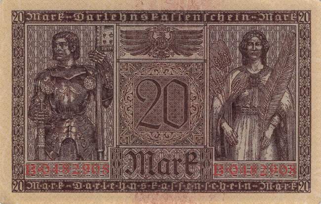 20 Mark Serie B ro 55 1918